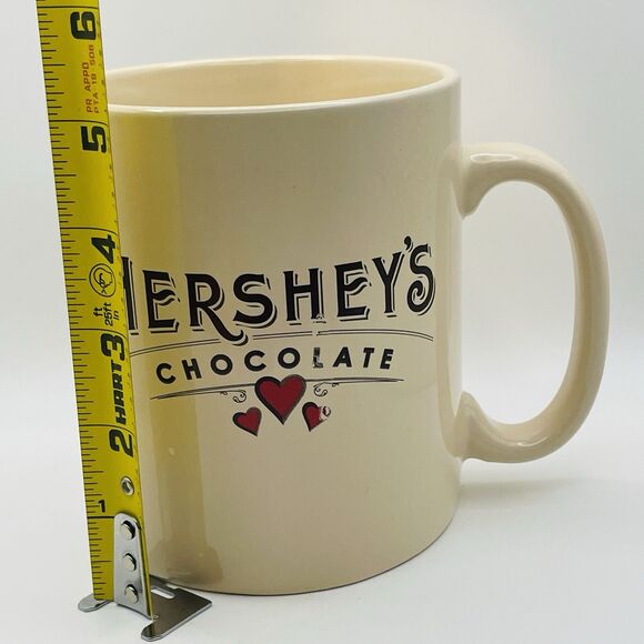 Hershey's Chocolate Jumbo Ceramic Coffee Mug Large 5" Galerie With Teddy Bear - Picture 8 of 9